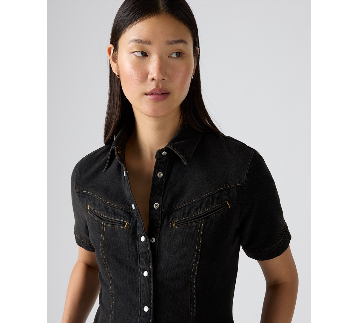 Levi's Rinoa Denim Dress In Black