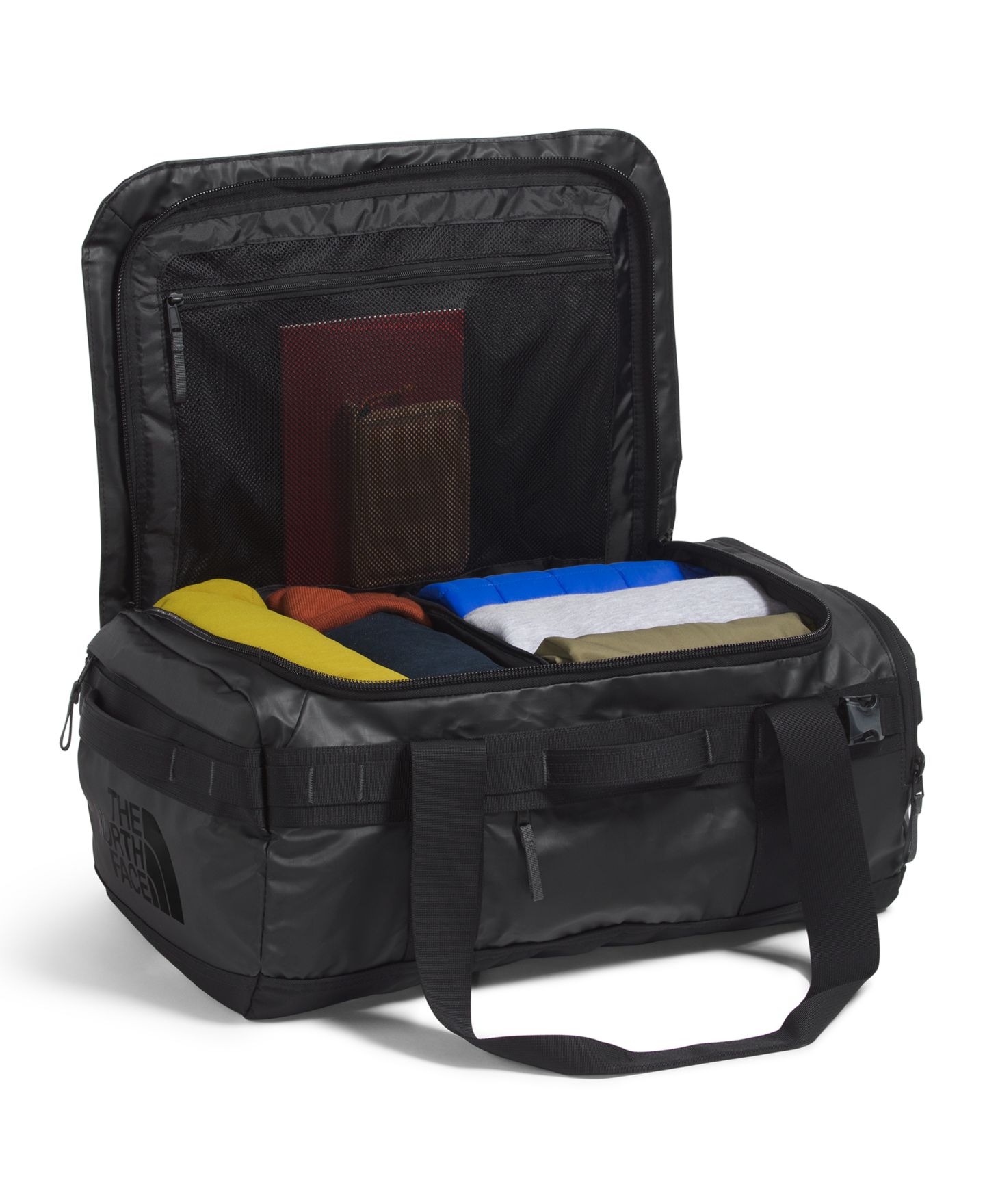 Мужская сумка The North Face Base Camp Voyager Duffel - 42L, цвет: Чёрный — фото 5