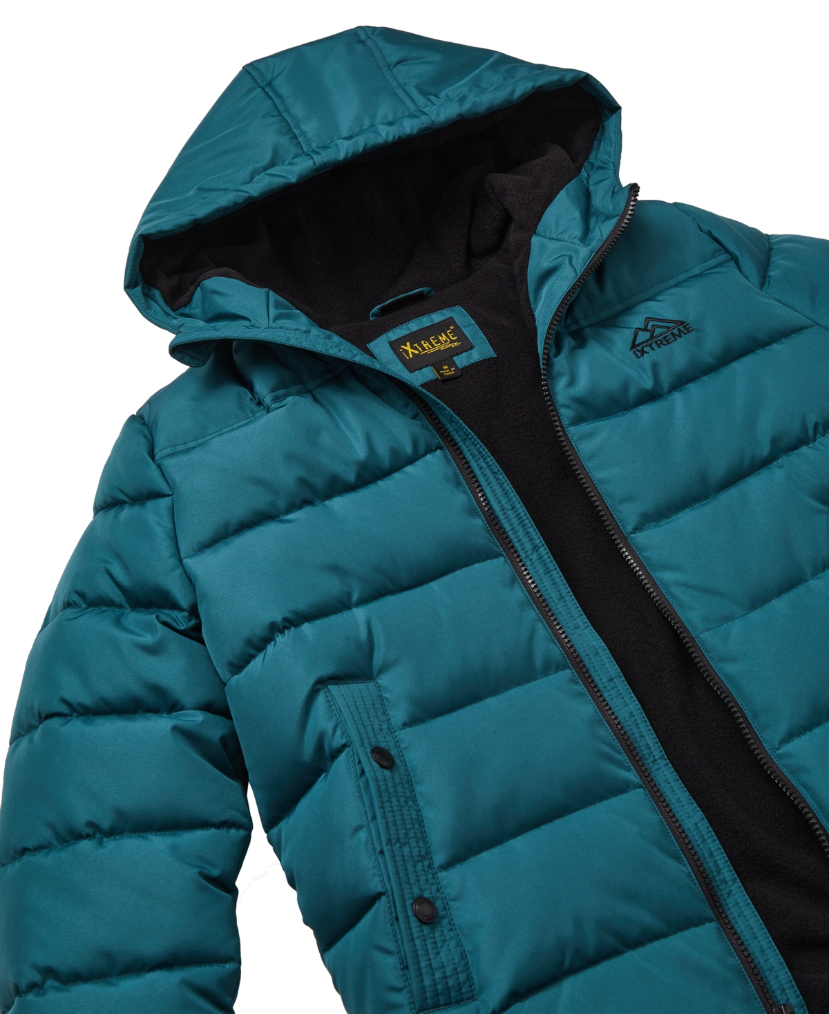 Ixtreme Big Boys Mini Puffer Jacket With Beanie In Green