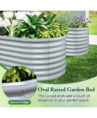 Raised Garden Bed Kit Planter Raised Garden Boxes Outdoor 65'' x 32'' x 24''