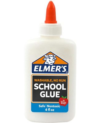 Liquid School Glue, Washable, Great for Making Slime, 4 Ounces, Pack of 3