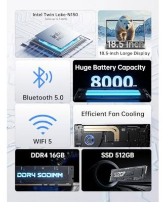 &iquest;AX18 Laptop with Intel N150 Processor and 18.5" Display