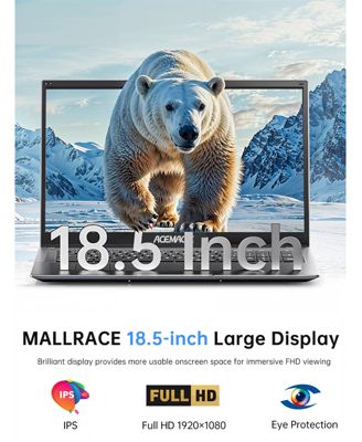 &iquest;AX18 Laptop with Intel N150 Processor and 18.5" Display