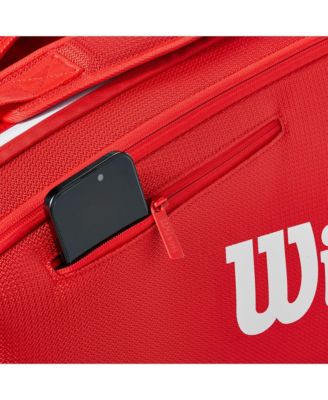Super Tour Red 6-Pack Tennis Bag - Red