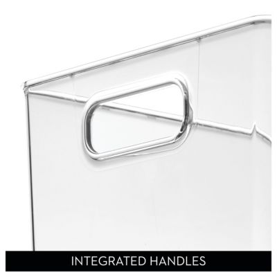 12-inch Divided Lazy Susan for Bathroom Storage - Clear