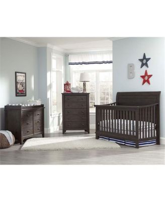 Taylor Farmhouse Wood Changer Topper in River Rock Brown