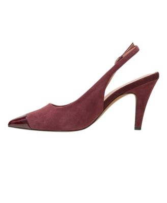 NIYKA Women's Mini Captoe Slingback Pumps