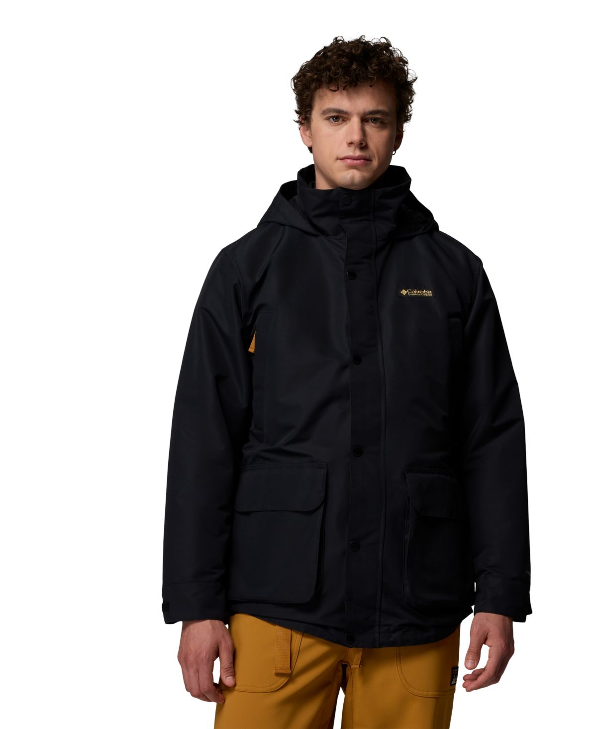 Мужская куртка-бомбер с высокими каскадами и реверсивным дизайном Interchange