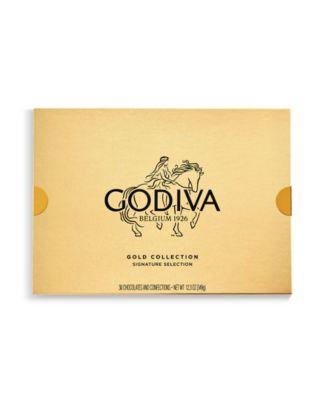 Assorted Chocolate Gold Gift Box, 30 Pieces