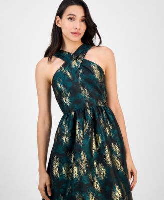 Women's Crisscross Sleeveless Midi Dress