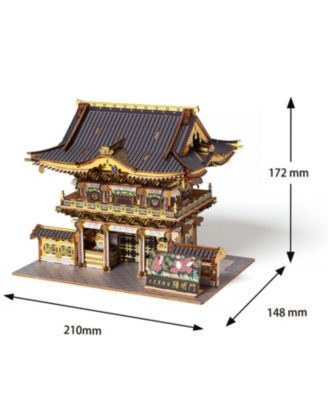 3D DIY Puzzle: Nikko Toshogu Shrine: Yomeimon Gate Color - 259pcs
