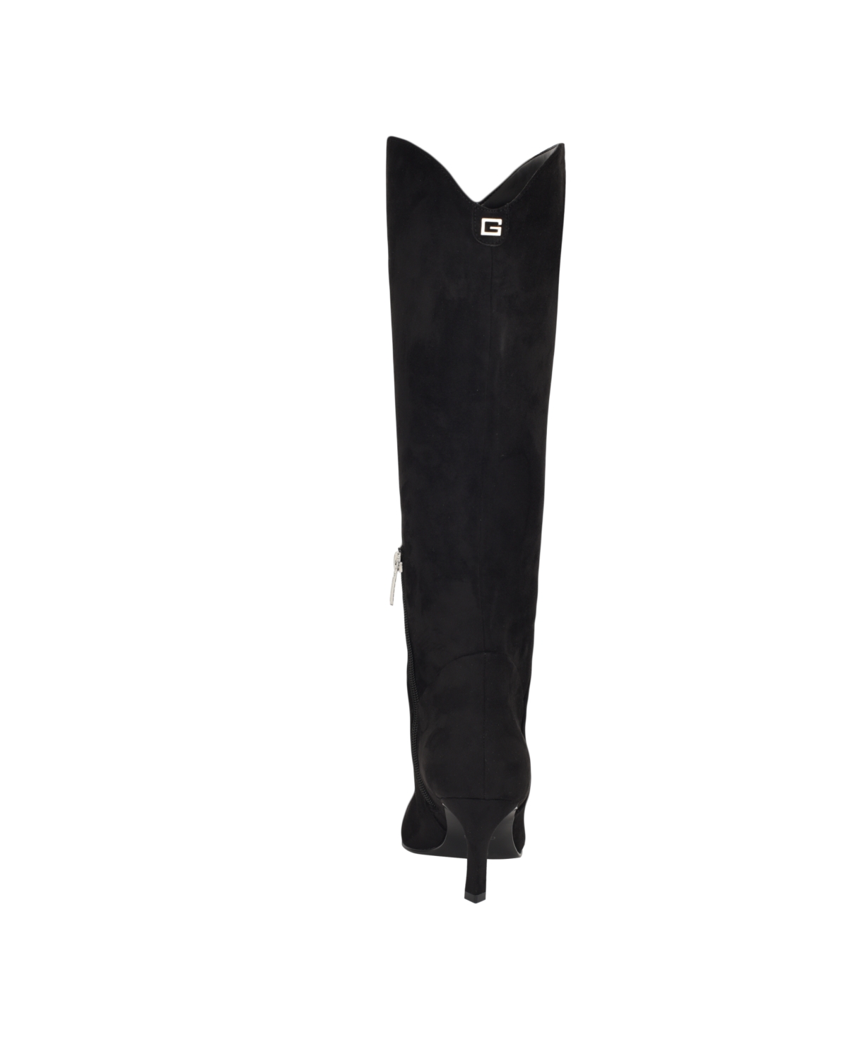 Guess Womens Palisa Tall Kitten Heel Dress Boots Regular Wide Calf In Black