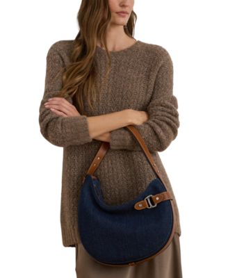 Lauren Ralph Lauren - Tasha Medium Denim Shoulder Bag