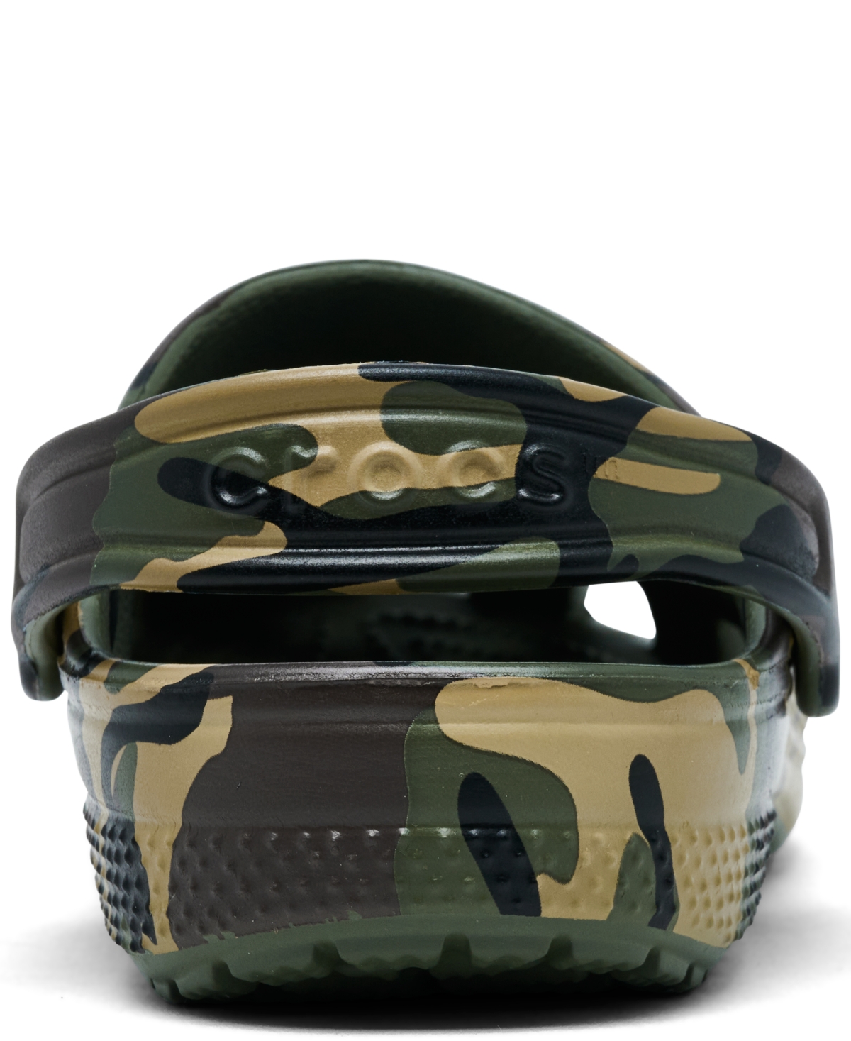 Crocs Little Kids Classic Camo Print Clogs From Finish Line In Green
