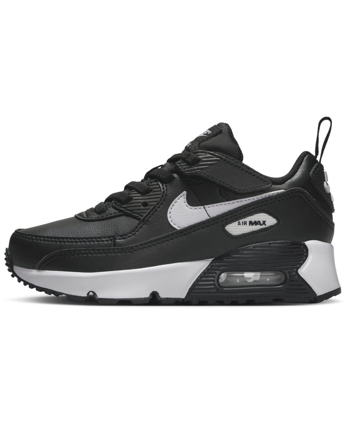 Nike Little Kids Air Max 90 Easy On Casual Sneakers From Finish Line In Black