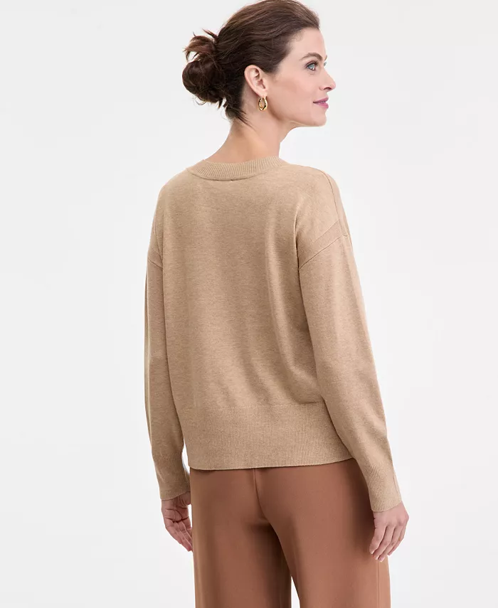 Women's V-Neck Sweater - thumbnail 2