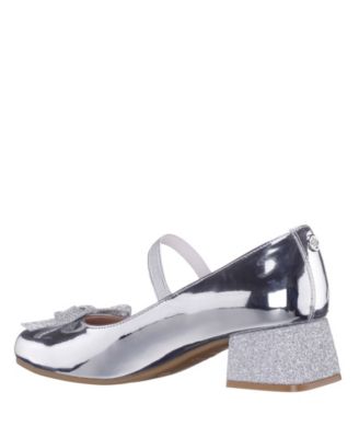 Big Girls Mary Jane Square Toe Dress Shoe