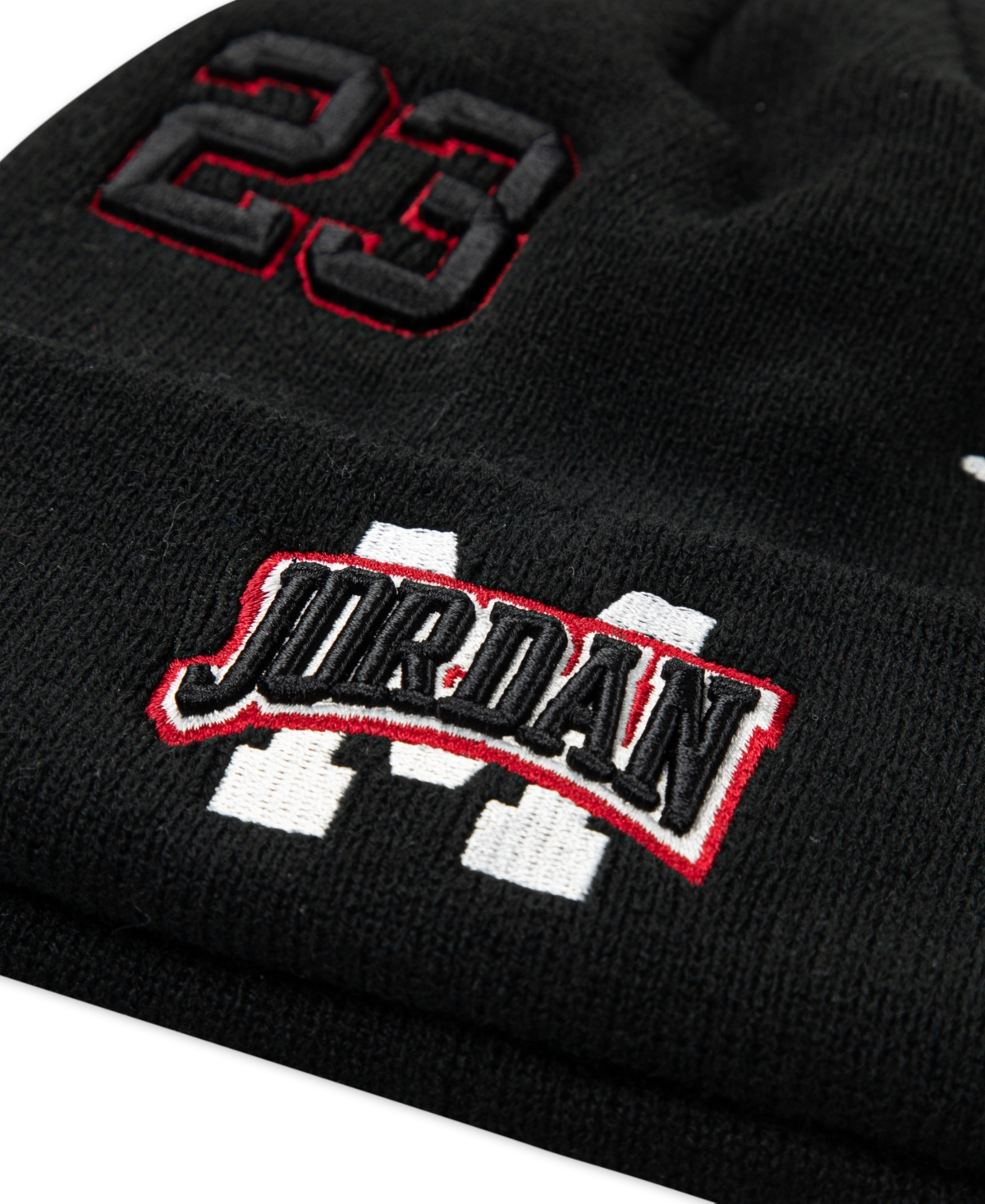 Jordan Big Kids 2-piece Neutral Patch Beanie And Gloves Set In Black