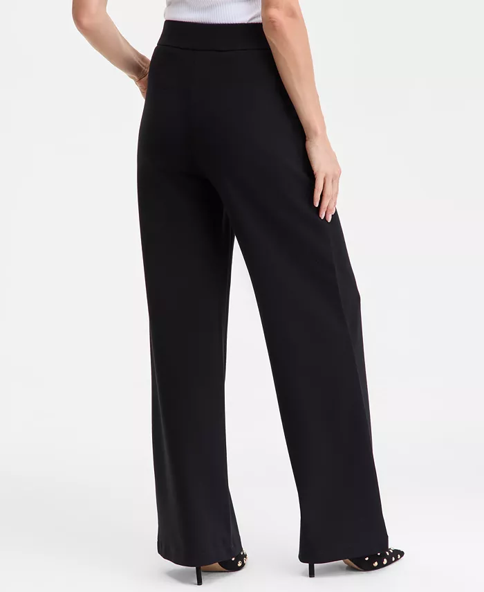 Women's Wide-Leg Ponte Pants - thumbnail 7