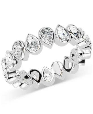 Diamond Pear Bezel Eternity Band (2 ct. t.w.) in Platinum or 14k Gold