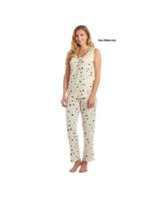 Maternity Joy Tank & Pants Maternity/Nursing Pajama Set