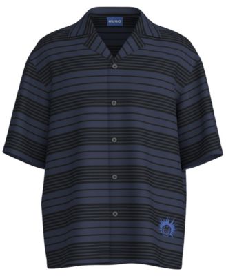 Hugo Boss - Men's Stripe Graphic Shirt
