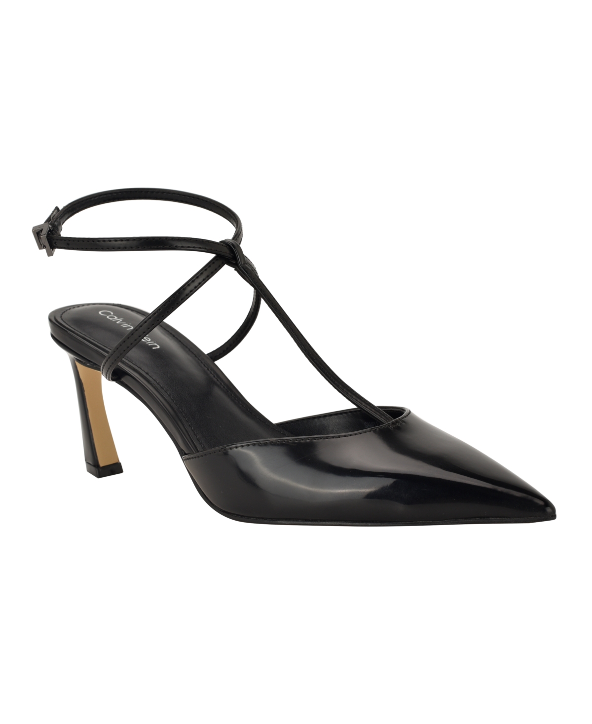 Calvin Klein Avriel 2 Ankle Strap Pump In Black