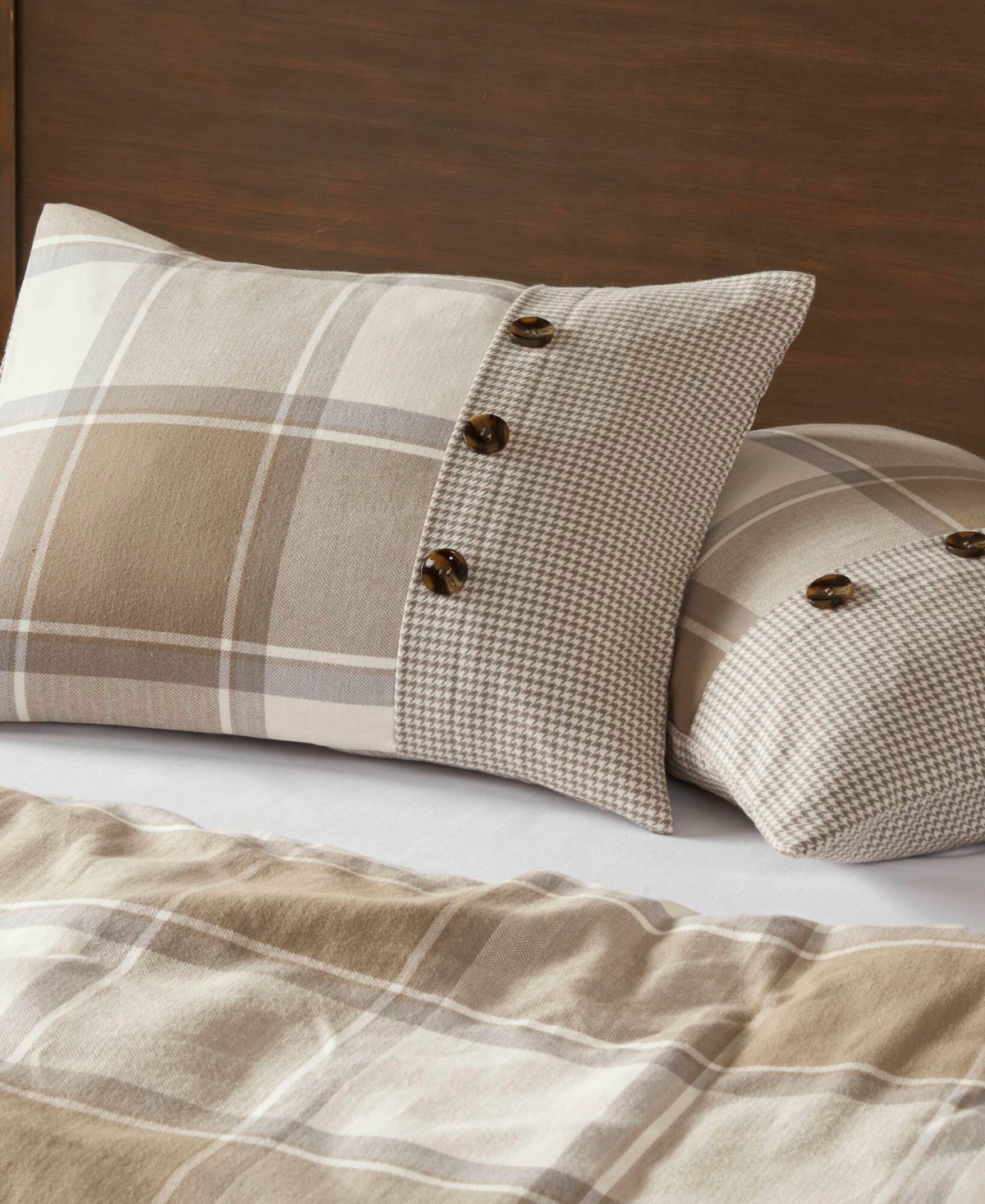 Madison Park Signature Urban Cabin Jacquard Cotton 8-pc. Comforter Set, Queen In Sand