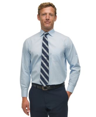 Brooks Brothers - Men's Regular Fit Non-Iron Micro-Houndstooth Dress Shirt