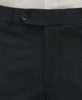 Men's Classic-Fit Stretch Wool Blend Suit Separates Pant 