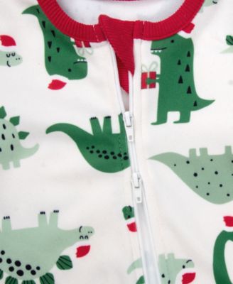 Baby Boys' Dinosaur Footie with Snuggler, 2-Piece Set