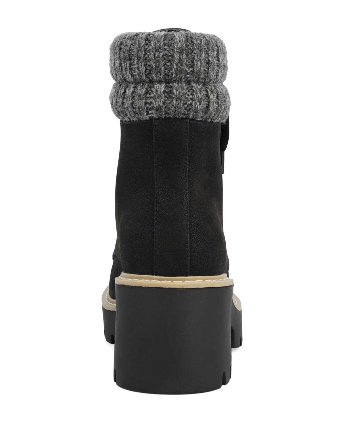 Mia Women's Kynlee Block Heel Lace-Up Ankle Booties