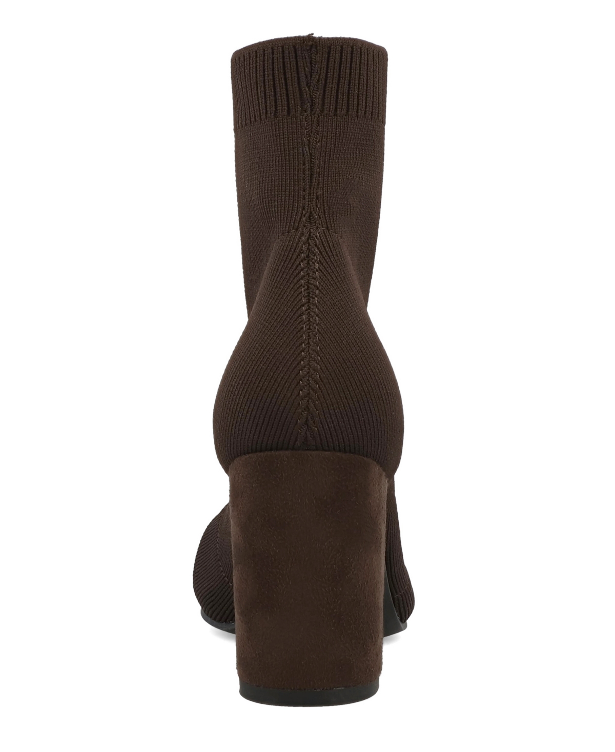 Mia Women's Erika Stacked Heel Booties In Brown