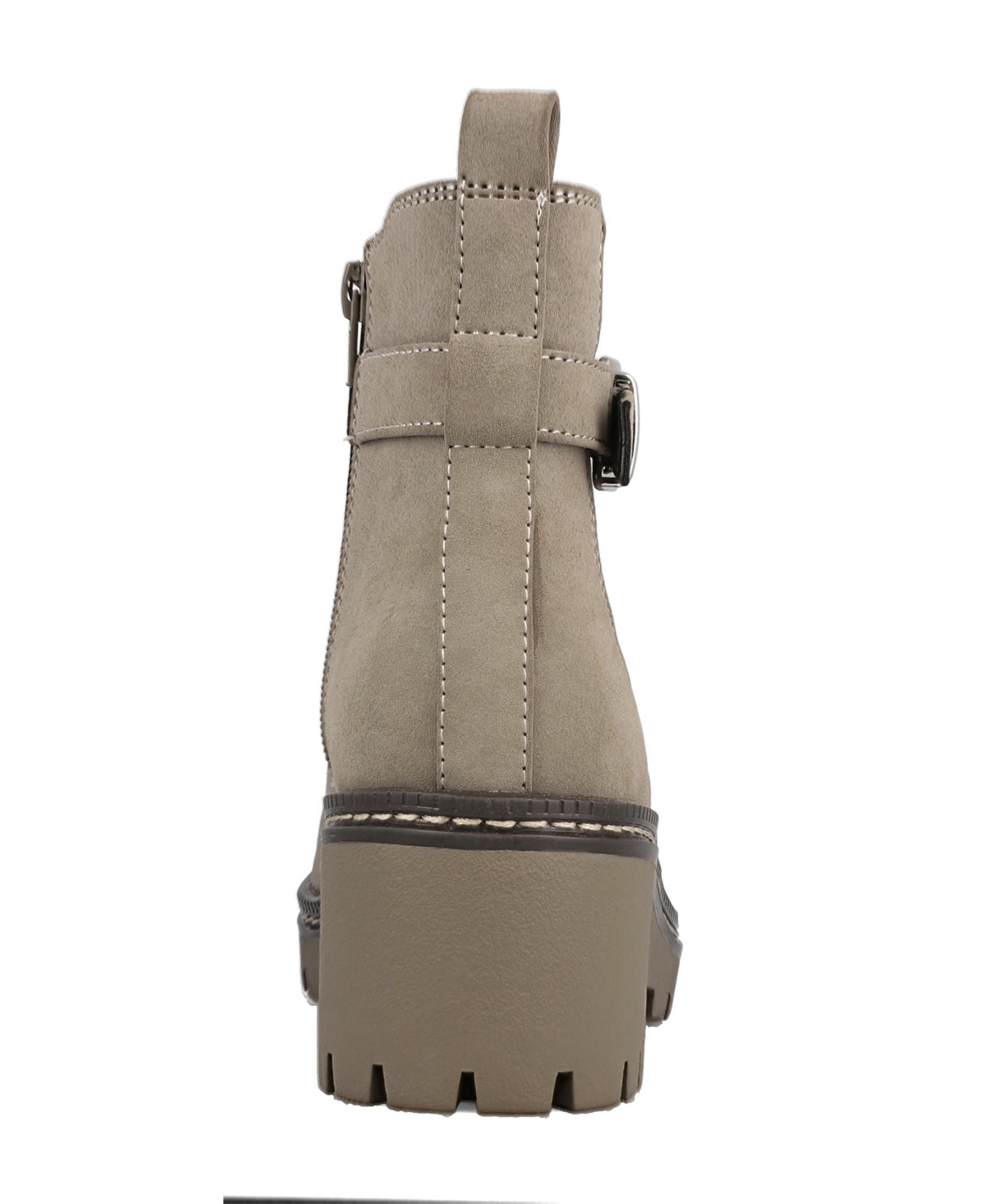 Mia Elis Block Heel Boot In Multi