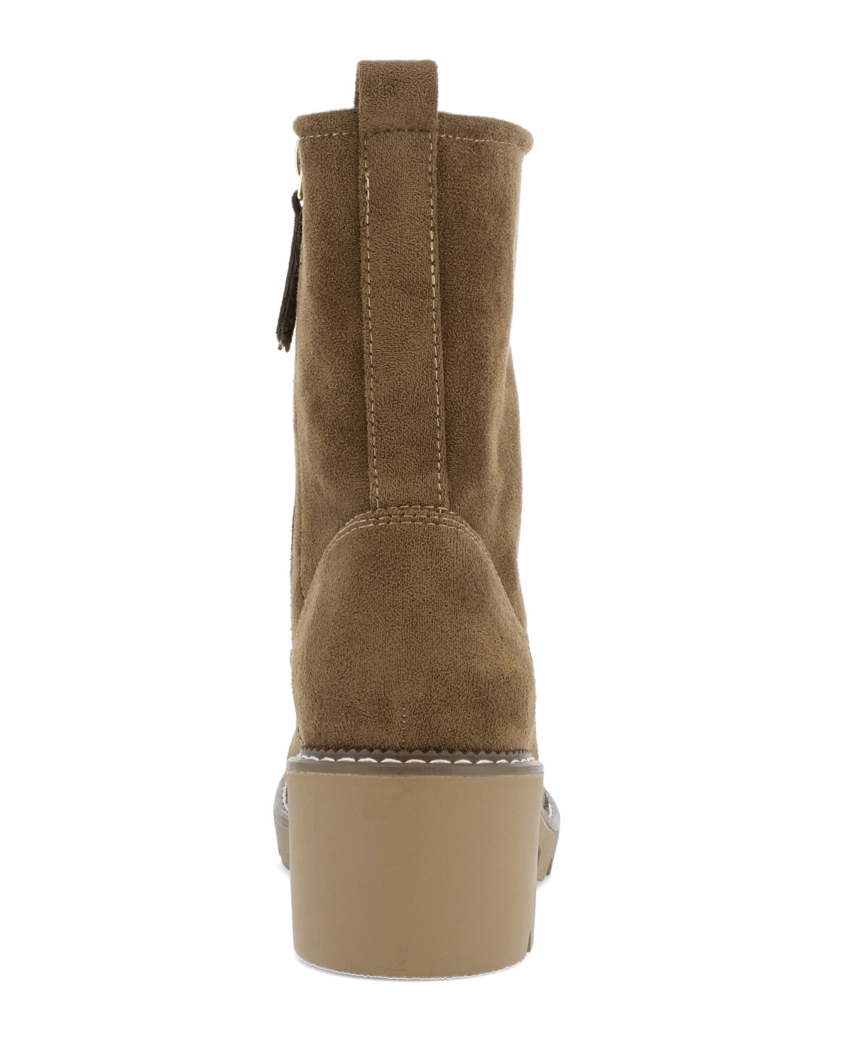Mia Pallmer Block Heel Bootie In Brown
