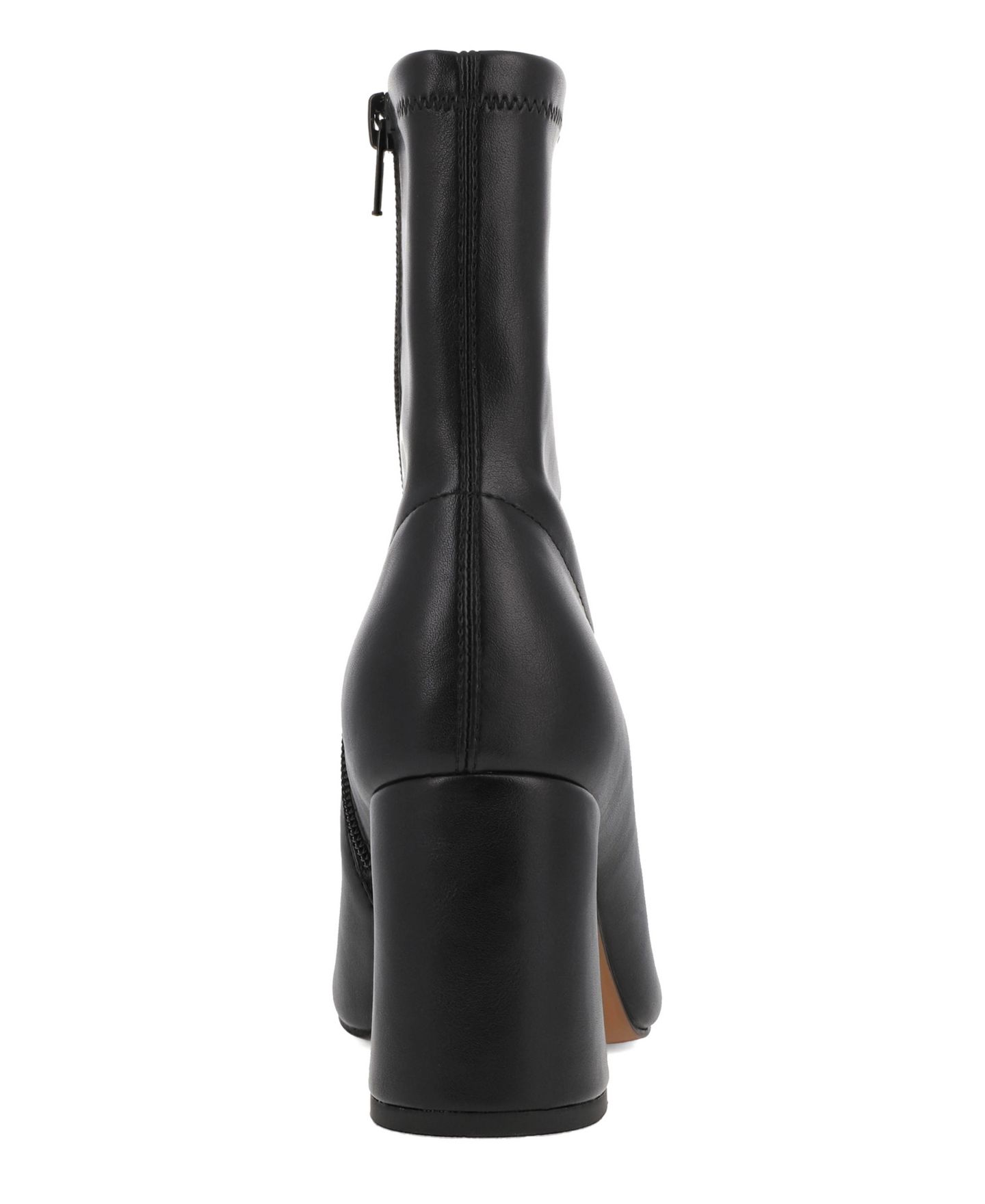 Женские ботинки MIA Thiva Block Heel Pointed Toe Dress Booties, цвет: Чёрный — фото 3