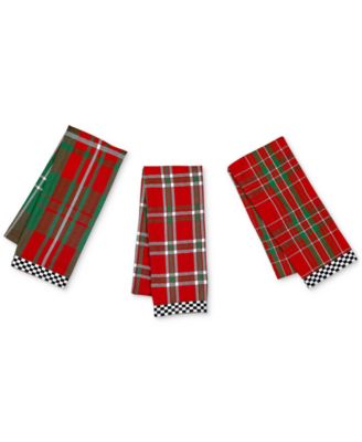 MacKenzie-Childs - Festive Woven Dish Towels, Set of 3