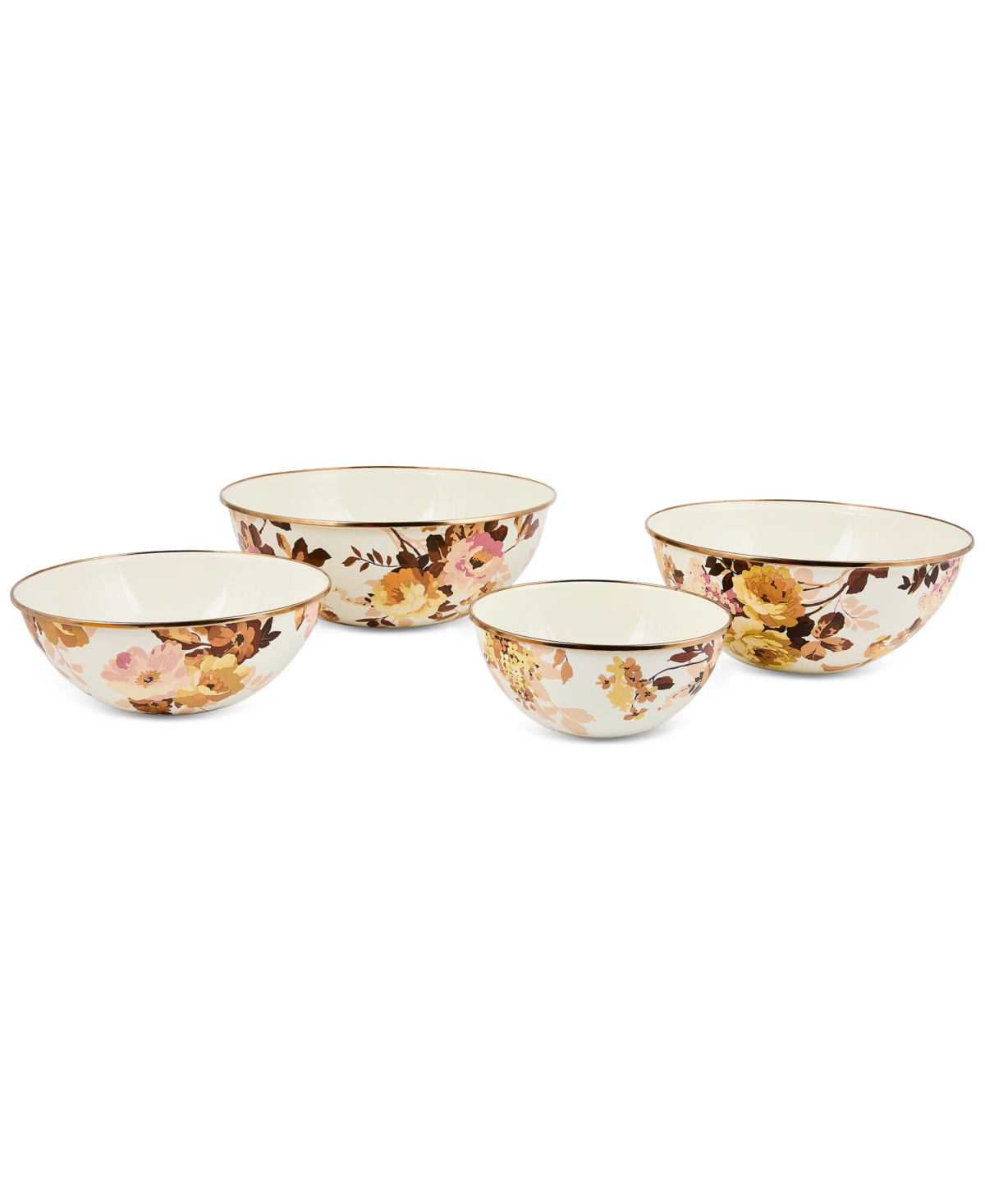 Mackenzie-childs Mackenzie Childs Wild Rose Extra Large Everyday Bowl In Multi