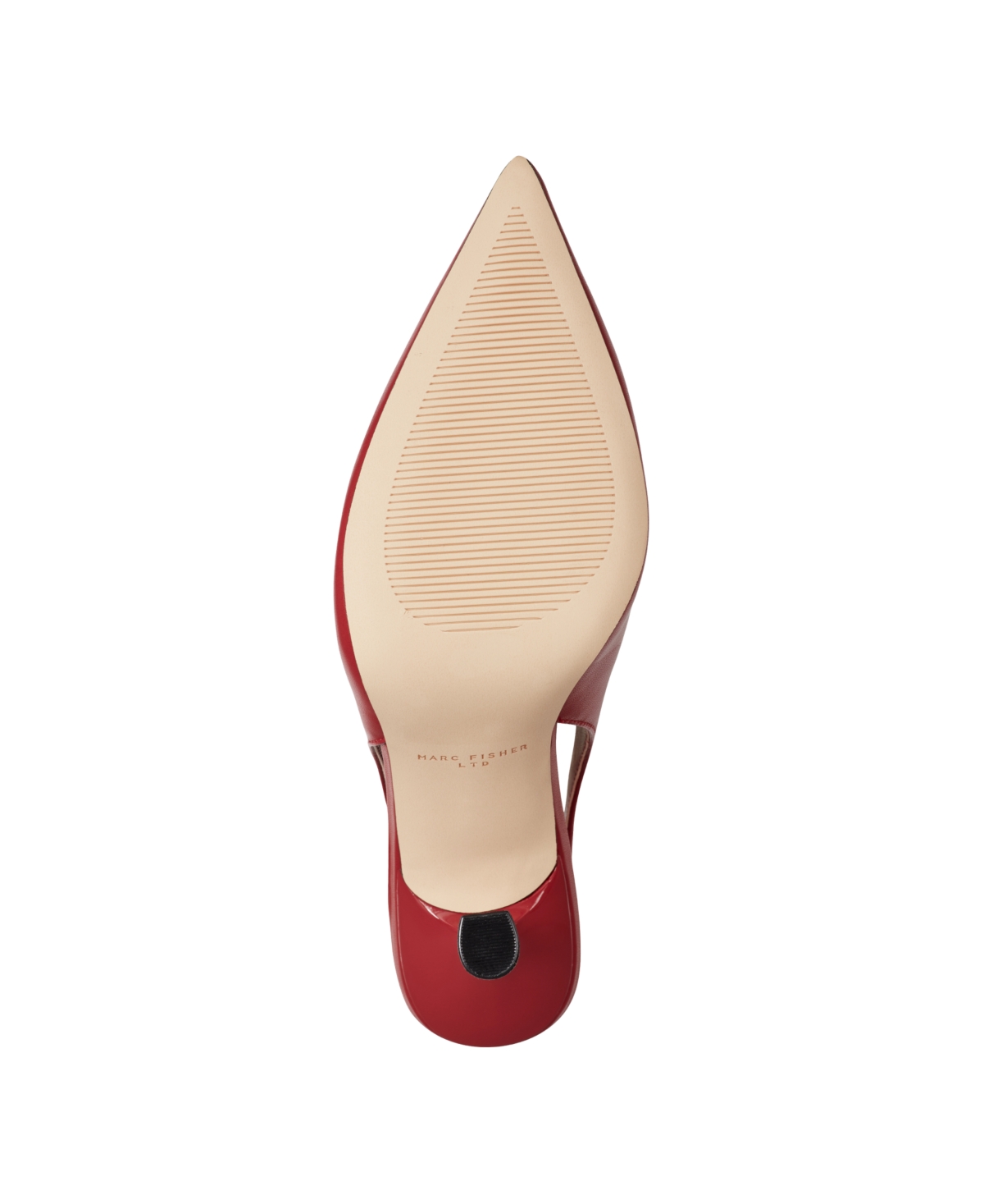 Marc Fisher Ltd Women's Esther Leather Slingback Pump In Red