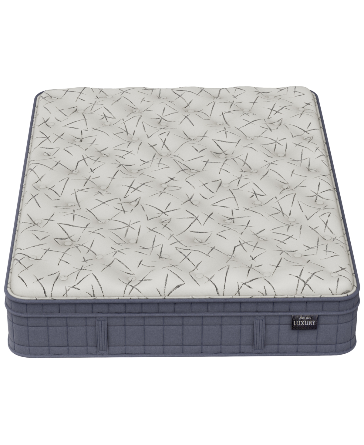 King Koil Luxury By  Serena 14" Medium Euro Top Mattress, Full, Created For Macy's In Transparent