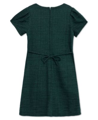 Big Girls Knee Length Round Neck Short Sleeve Dress