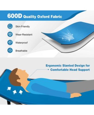 Wide Foldable Camping Cot with Carry Bag