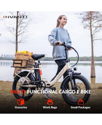 TIDE 2 500W Folding Utility Electric Bike - Black