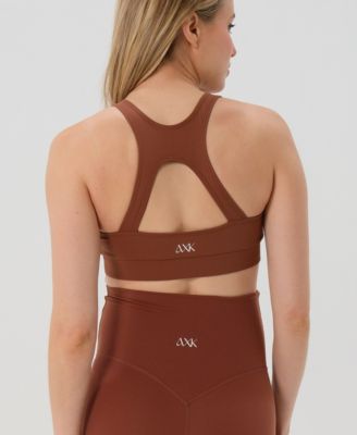 Women's High Impact Racer Back Maternity & Nursing Sports Bra with Easy-Release Breastfeeding Clips