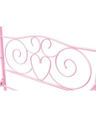 Sturdy Metal Canopy Bed Frame with Strong Support for Queen or King Mattress