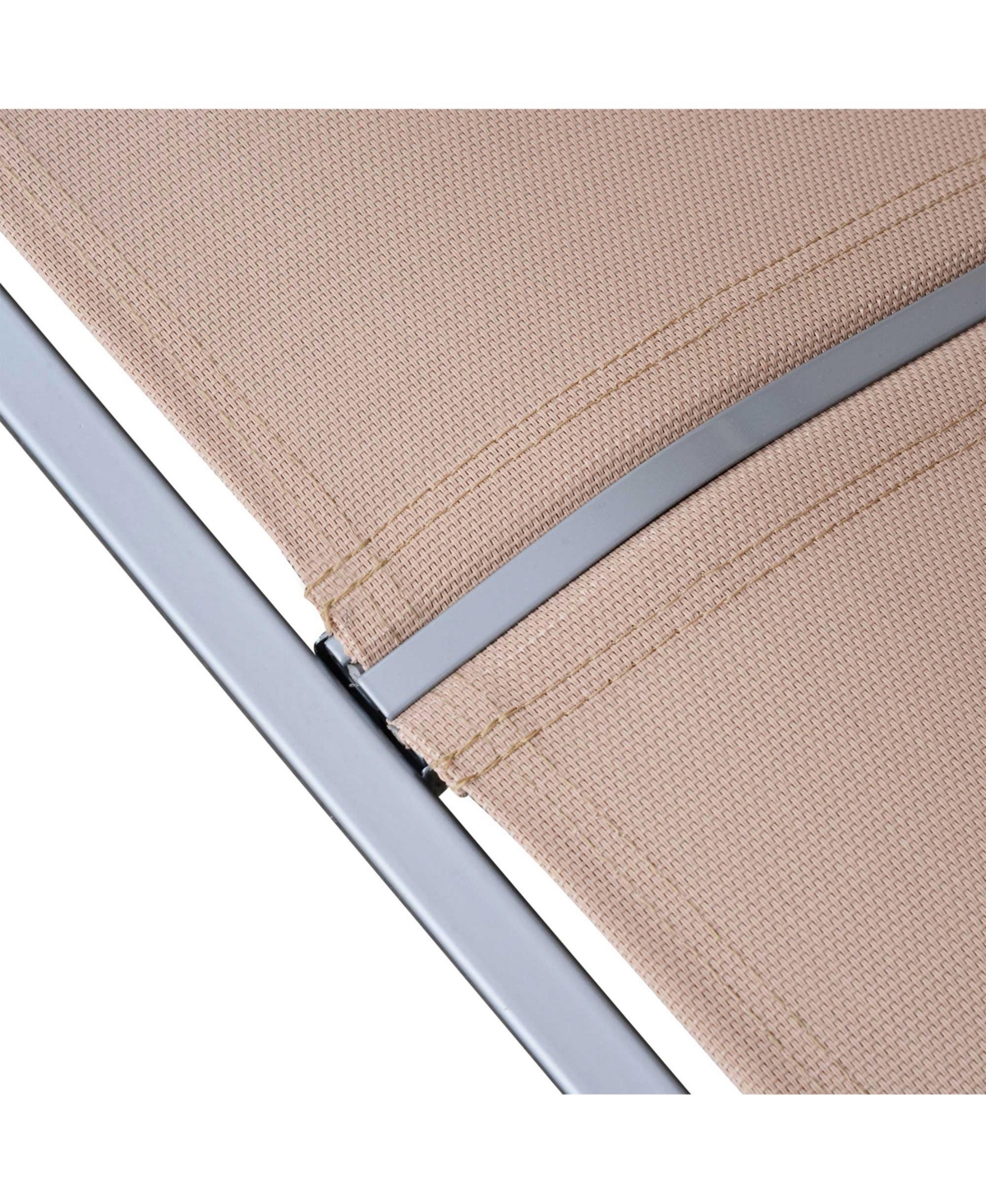 Flynama 3-Seat Outdoor Porch Swing Chair, Patio Swing Glider with Adjustable Canopy, Breathable Seat, and Steel Frame for Garden, Poolside, Backyard,