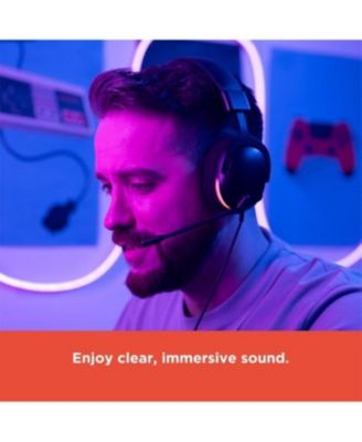 Gaming with 40 mm High-Fidelity Audio, Dual 3.5 mm & USB-A Plugs, RGB Lights, Maximum 100 dB Sensitivity 3304406 Headphones