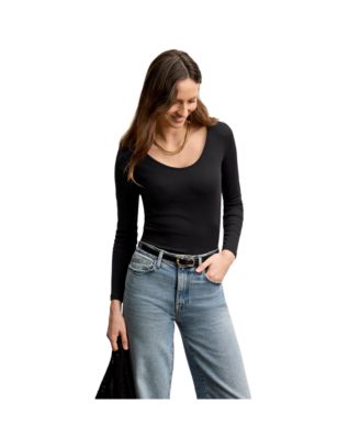 Marcia T-Shirt - Ribbed Pima Cotton