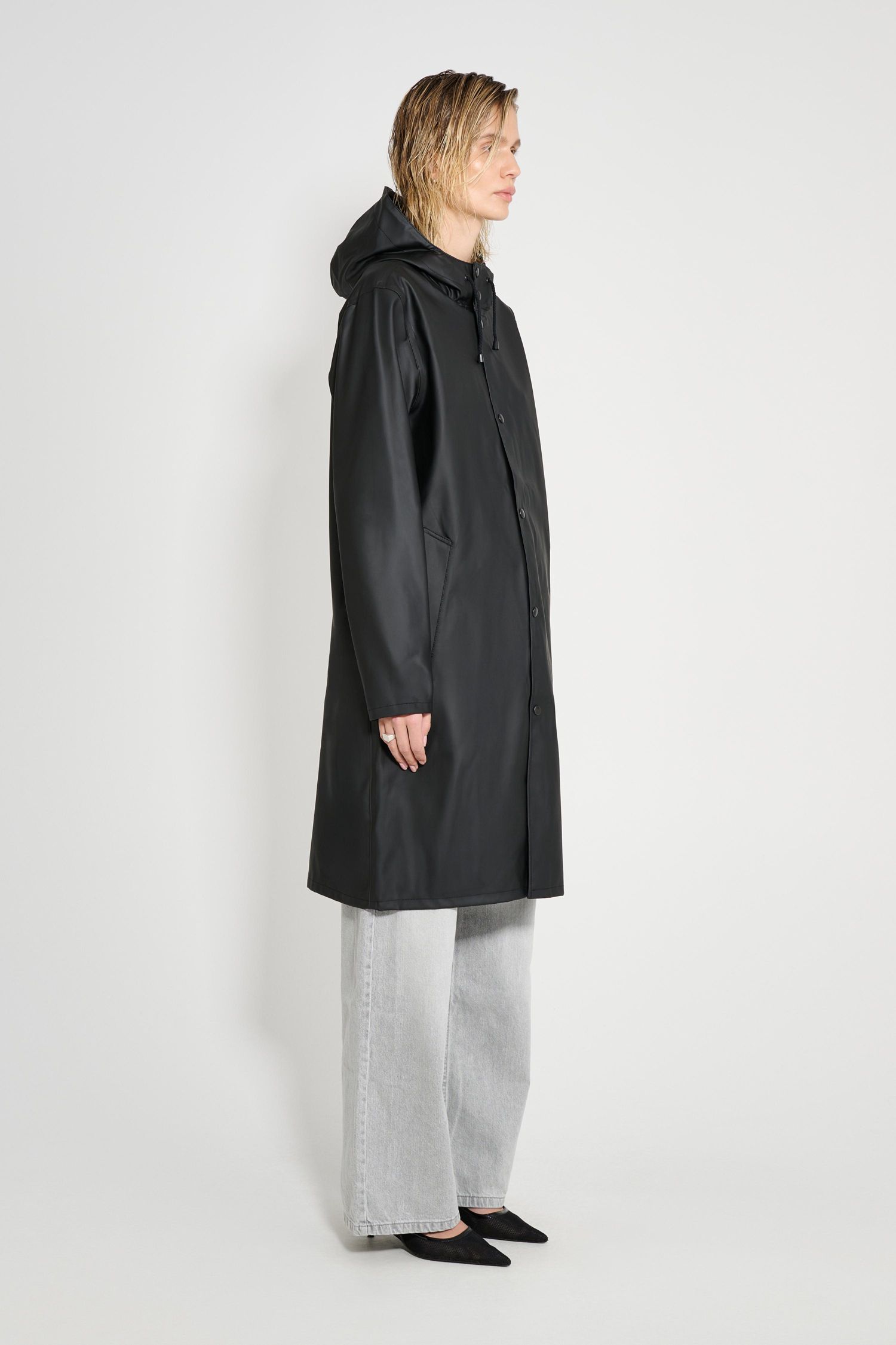 Women's Stockholm Hooded Long Raincoat