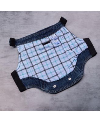 K9 WEAR Denim Jacket & Harness Set - XL